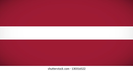 National flag of Latvia with correct proportions and color scheme