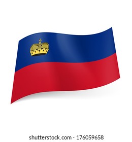 National flag of Liechtenstein