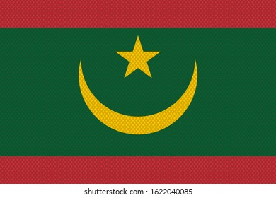 the national flag of mauritania