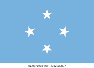 The National Flag of Micronesia