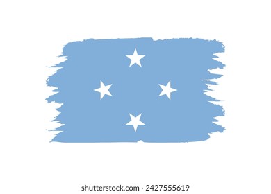 National flag of Micronesia vector design