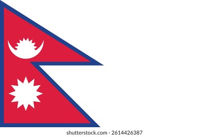 The National Flag of Nepal