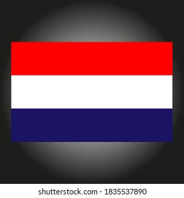 National flag of Netherlands country