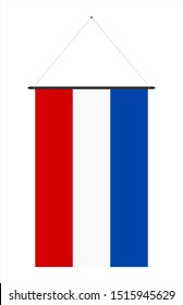 the national flag of netherlands vertical
