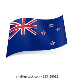 National Flag New Zealand Union Jack Stock Vector (Royalty Free ...