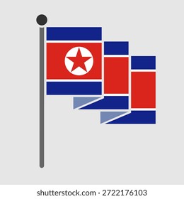 Bandeira nacional da Coreia do Norte