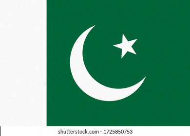 National flag Pakistan and paper texture background  Vector illustration  Eps10 