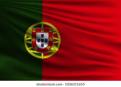 National Flag Portugal Symbol State On Stock Vector (Royalty Free ...