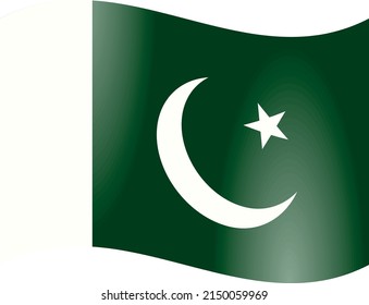 National Flag of the Republic of Pakistan
