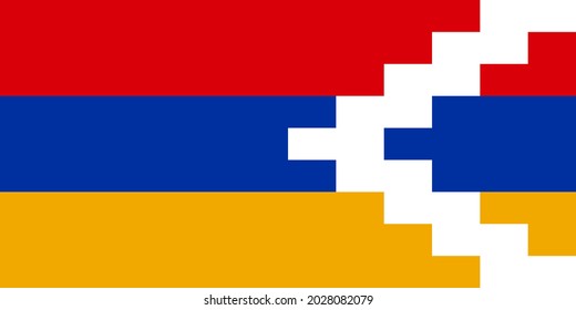 National flag of Republik Nagorno-Karabakh