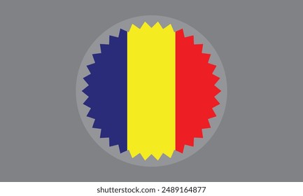 The national flag of Romania