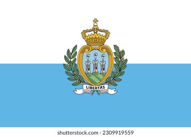 The National Flag of San Marino