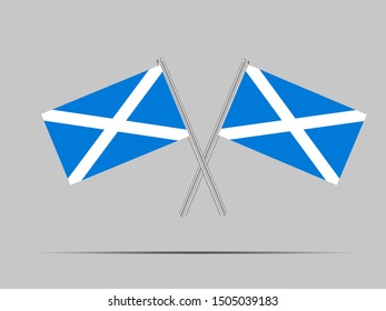 National Flag Scotland Know Alba Part Stock Vector (Royalty Free ...