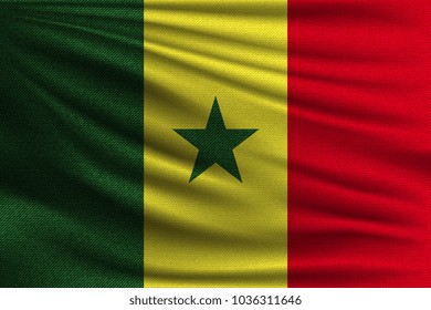 National Flag Senegal Symbol State On Stock Vector (Royalty Free