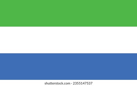 National Flag of Sierra Leone, Sierra Leone sign, Sierra Leone Flag