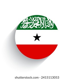 National flag of Somaliland icon vector illustration isolated on white background.