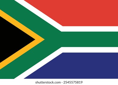 The national flag of South Africa was designed in March 1994 and adopted on 27 April 1994