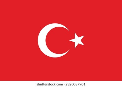 The National Flag of Turkey