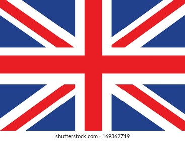 National Flag Of UK ,  The United Kingdom Of Great Britain And Northern Ireland Idea Design