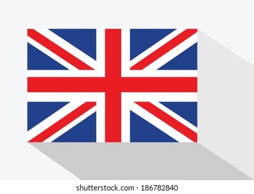 National flag of UK , the United Kingdom of Great Britain and Northern Ireland idea design