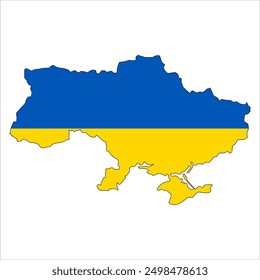 
Die Nationalflagge der Ukraine