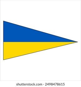 
Die Nationalflagge der Ukraine