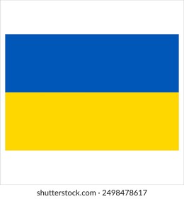 
Die Nationalflagge der Ukraine