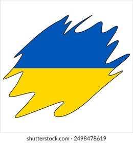 
Die Nationalflagge der Ukraine