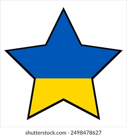 
Die Nationalflagge der Ukraine