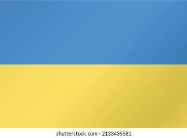 Bandera nacional de Ucrania. Gráficos vectoriales