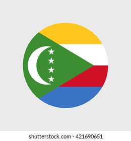 national flag Union   Comoros