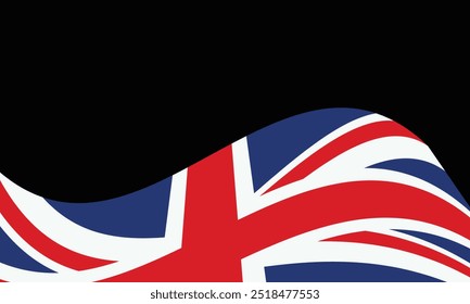 National flag of United Kingdom background. flag banner background