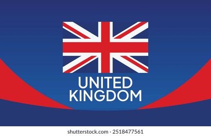 National flag of United Kingdom background. flag banner background