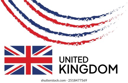 National flag of United Kingdom background. flag banner background