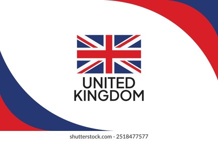 National flag of United Kingdom background. flag banner background