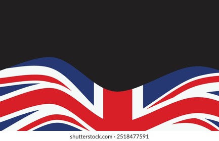 National flag of United Kingdom background. flag banner background