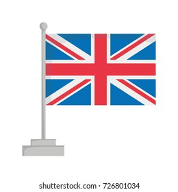 National flag of United Kingdom Vector Illustration