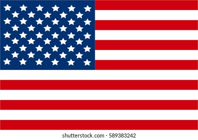 National flag of the United States of America. Vector illustration.
 - Shutterstock ID 589383242