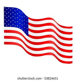 National flag of the USA