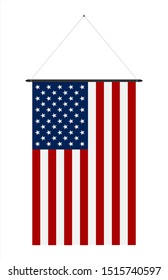 the national flag of usa vertical