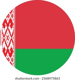Nationalflagge, Vektorgrafik von Belarus