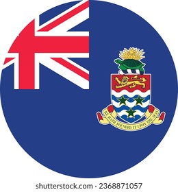 National flag vector illustration of Cayman Islands