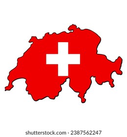 National flag vector illustration, fit with country map frame, on isolated white background, cool for sticker, emblem, badge
banners, t-shirts, etc.