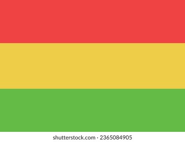 National flag vector illustration of Ghana.