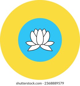 National flag vector illustration of Kalmykia