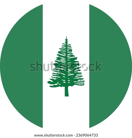 National flag vector illustration of Norfolk Island
