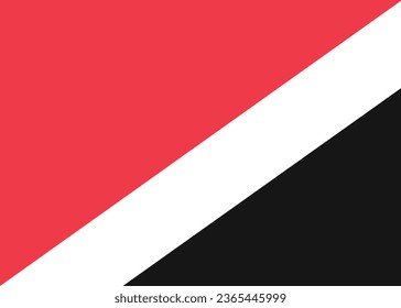 National flag vector illustration of Sealand Principality of.