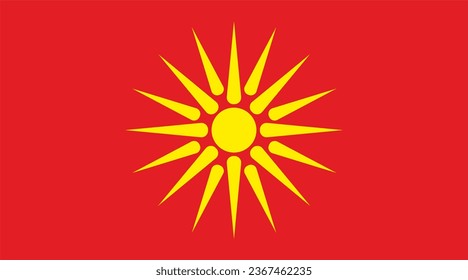National Flag vector logo design