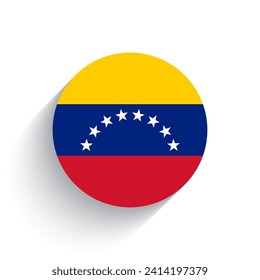 National flag of Venezuela icon vector illustration isolated on white background.