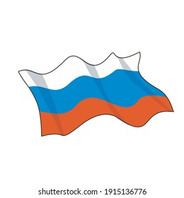 ilustración vectorial de ondeo de bandera nacional